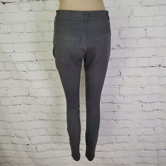 PINK TARTAN Grey Stretch Slim Fit Ankle Pants 6 - Picture 2 of 8